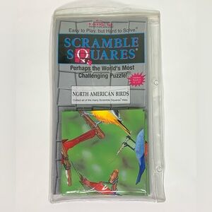 Vintage 1995 Scramble Squares North American Birds 9 Square Brainteaser Puzzle